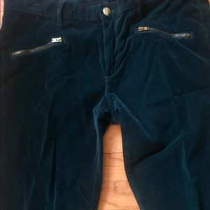 Juicy Corduroy Wintergreen Skinny Leg Pants